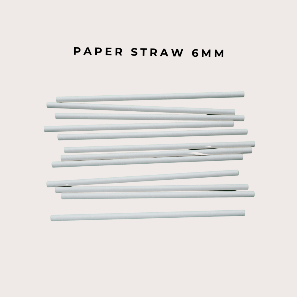 PAPER STRAW 6mm