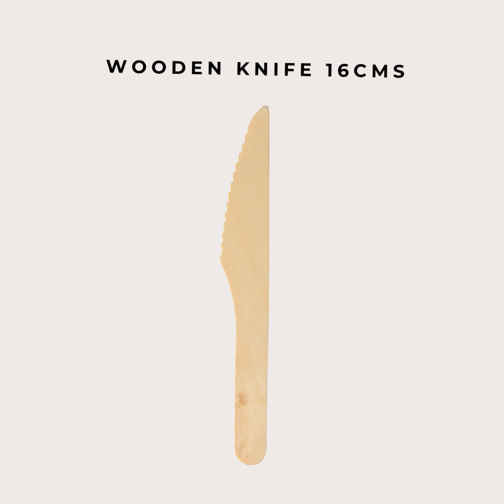 WOODEN KNIFE 16cms