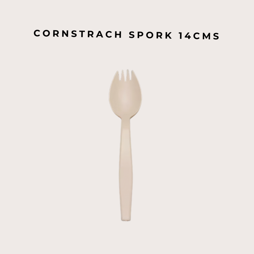 CORNSTARCH SPORK 14cms